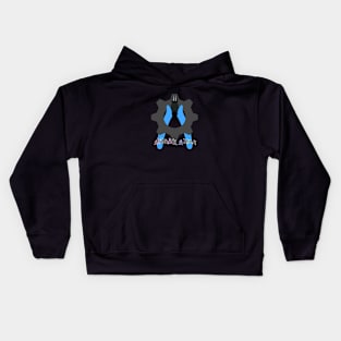 Grinding Gunpla Logo Kids Hoodie